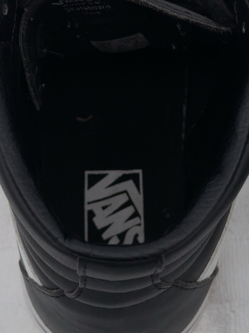 Vans Sk8-Hi Leather Shoes Men's Sz. 8.5 - Picture 8 of 8